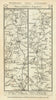 Oxford-Witney-Burford-Northleach-Frogmill road strip map PATERSON 1785 old