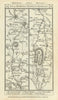 Ross-on-Wye - Hereford - Weobley - Kington road strip map PATERSON 1785