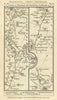 Stilton-Peterborough-Stamford-Colsterworth road strip map PATERSON 1785