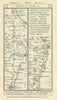 Berwick - Eyemouth - Cocksburnspath - Dunbar road strip map PATERSON 1785