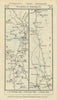 New Malton - Pickering - Sleights road strip map PATERSON 1785 old antique
