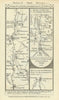 Thirsk-Consett-Northallerton. Sowerby-Knayton road strip map PATERSON 1785