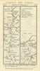 Swainby-Stokesley-Ayton-Guisborough-Saltburn road strip map PATERSON 1785