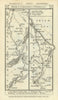 Keswick-Cockermouth-Workington-Whitehaven road strip map PATERSON 1785 old