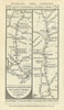 Longtown - Gretna Green - Lockerbie - Moffat road strip map PATERSON 1785
