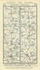 Northampton-Market Harborough-Kibworth-Oadby road strip map PATERSON 1785