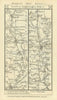 Leicester-Loughborough-Kegworth-Derby-Mackworth road strip map PATERSON 1785
