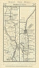Littleport - Downham Market - King's Lynn road strip map PATERSON 1785 old