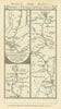Rayleigh-Rochford. Market Deeping-Boston road strip map PATERSON 1785 old