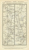 Haltwhistle - Brampton - Carlisle - Dalston road strip map PATERSON 1785