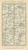 Bicester - Brackley - Towcester - Northampton road strip map PATERSON 1785
