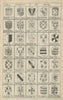 Family coats of arms of benefactors to Blome's Britannia. Folio 5 #118-152 1673