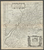 A Mapp of Glocestershire by Richard Blome 1673 old antique plan chart