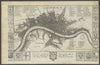 London [before the Great Fire] by Richard Blome / Wenceslaus Hollar 1673 map