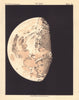 Phases of the Moon - 9th day by Robert Ball. Astronomy 1892 old antique map