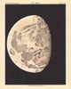 Phases of the Moon - 10th day by Robert Ball. Astronomy 1892 old antique map