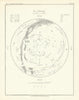 Night Sky Star Chart - May Midnight by Robert Ball. Astronomy 1892 old map