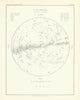 Night Sky Star Chart - October Midnight by Robert Ball. Astronomy 1892 old map