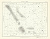 Star map night sky Aquila Hercules Libra Sagittarius Scorpio Serpens 1892