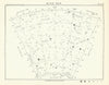 Star map night sky Aquarius Cetus Fornax Grus Indus Phoenix Piscis Sculptor 1892