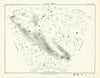Star map night sky Apus Hydra Libra Lupus Norma Pavo Sagittarius Scorpio 1892