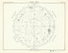 Star map night sky Apus Carina Dorado Hydrus Indus Mensa Octans Pavo Tucana 1892