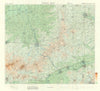 Ypres & Salient 1914. Western Front. First World War. 1933 old vintage map