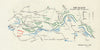 Battle of the Marne. Situation noon, 5th Sept 1914. WW1. 1933 old vintage map