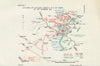 Cavalry, II & III Corps advance, 8-15th October 1914. First World War. 1925 map