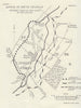 Battle of Neuve Chapelle. Lines at Close of Battle 1915. Trenches 1927 old map