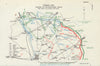 Battle of Gravenstafel Ridge. First Gas Attack, 22nd April 1915. Ypres 1927 map