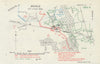 Hooge, 19th July 1915. Bellawaarde. First World War. Trenches 1928 old map
