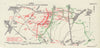 Battle of Loos, 1st Division attack, Zero-3pm 25th Sept 1915. Trenches 1928 map