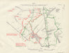 Battle of Loos, Line re-establishment, 26th Sept. 1915. WW1. Trenches 1928 map