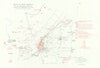 Battle of Neuve Chapelle. Artillery Dispositions: 10th March 1915. WW1. 1928 map