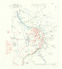 Ypres. Battle of Frezenberg Ridge, 8th May 1915. First World War. 1928 old map