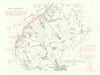 Battle of Festubert 1915. German Trench System. Artillery Bombardments 1927 map