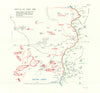Battle of Loos, Situation at zero, 25th Sept 1915. B.E.F. Reserves WW1. 1927 map
