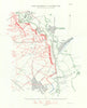 Battle of Loos, Wednesday, 13th October, 1915. WW1. Trenches 1927 old map