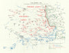 Somme, 1916. Situation at Zero, 1st July 1916 & Reserve positions 1932 old map