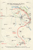 Ypres. First Phosgene Gas Attack, 19th December 1915. Western Front 1932 map