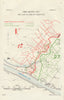 Loss of the Bluff, 14th February 1916. Western Front. WW1. Trenches 1932 map