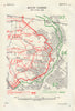 Battle of Mount Sorrel, 13th June 1916. Ypres Salient. WW1. Trenches 1932 map