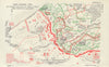 Somme, 1916. XV Corps attack, 1st July. Fricourt Salient. WW1. Trenches 1932 map
