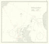 SMS Berlin route. Loss of HMS Hawke & Audacious 1914. First World War. 1920 map