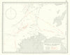 SMS Berlin route. Loss of HMS Audacious 1914. First World War. Ireland 1920 map
