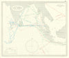 Pursuit of SMS Emden August-Nov 1914. Indian Ocean. First World War. 1920 map