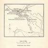Operations near Basra. Mesopotamian Campaign, Iraq 1914. WW1. 1920 old map