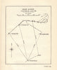 Battle of the Falkland Islands. 4.44-5.01pm, 8th December 1914. WW1. 1920 map