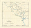 Lower Mesopotamia 1915. First World War. Iraq 1923 old antique map plan chart